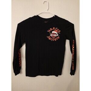 Harley Davidson 2012 Holiday Black Longsleeve T-Shirt Men's Size M